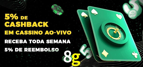 Promoções do cassino ao Vivo 8g